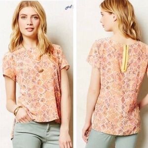 Flynn & Rose | Snakeskin Silk Top